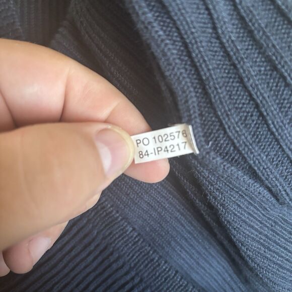 Indigo Palms Tommy Bahama Mens 1/4 Zip Pullover Blue Size Large Comfort Fall - Picture 11 of 12